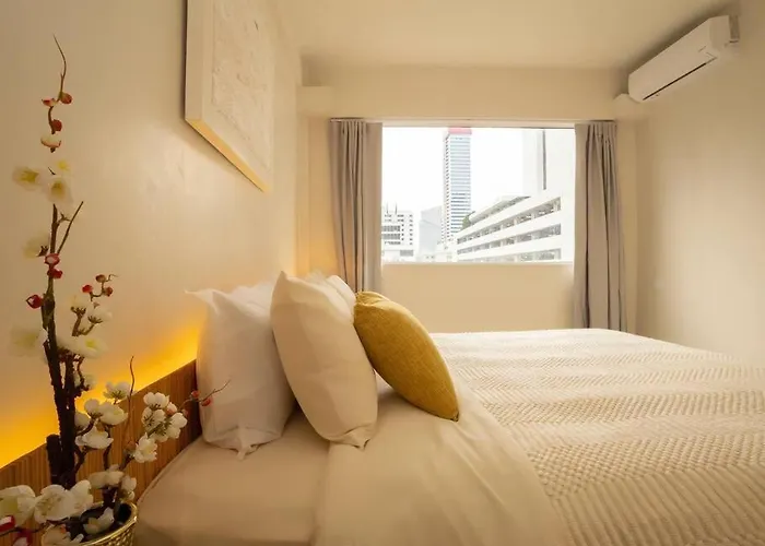 Cozy 2-bedroom In Silom Center - 6a 아파트 방콕