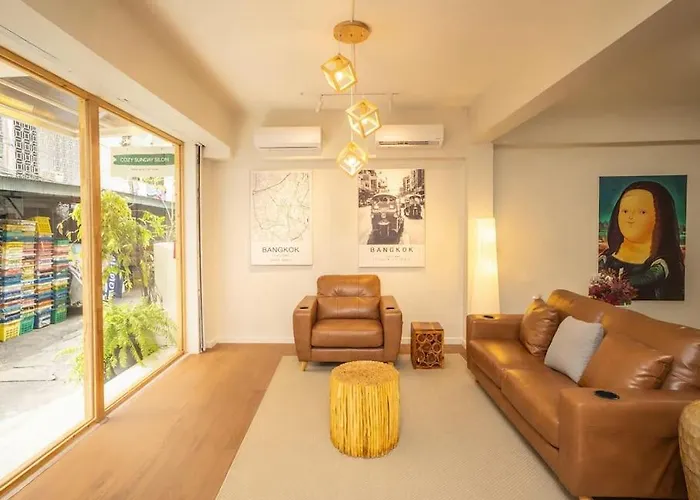 아파트 Cozy 2-bedroom In Silom Center - 6a *