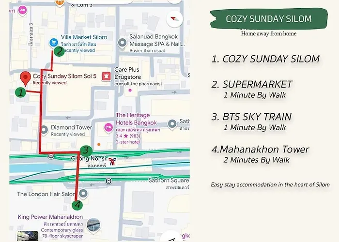 Cozy 2-bedroom In Silom Center - 6a